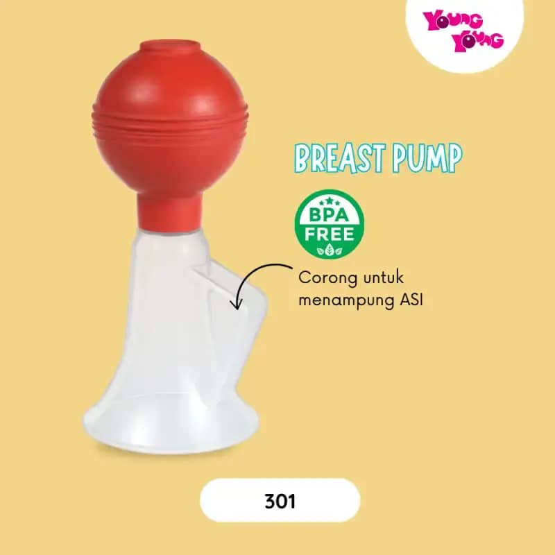 Jual Young Young Pompa Asi Manual Kedap Udara Bpa Free Breast Pump