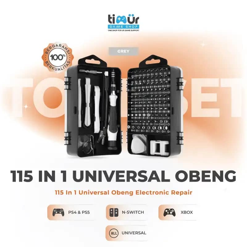 Jual 115 In Universal Obeng Electronics Repair Toolkit Multi-bit