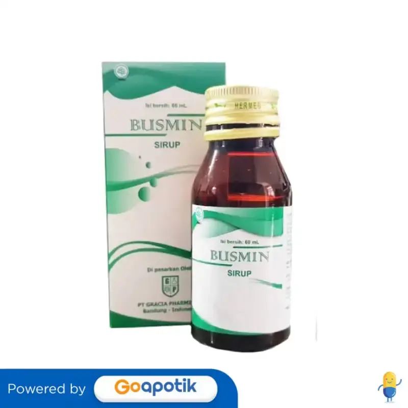 Jual Busmin Syrup Isi 60 Ml Botol Di Seller Apotek Najeeb Farma By ...