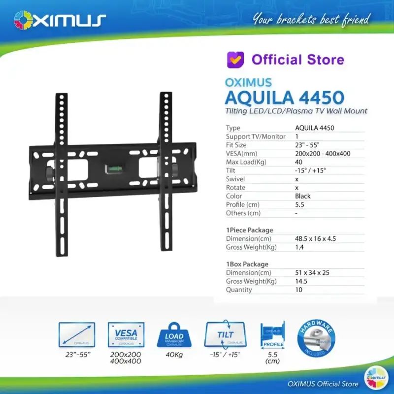 Bracket Oximus Aquila 4450 Garansi Resmi Indonesia 🔥 Harga Murah ...