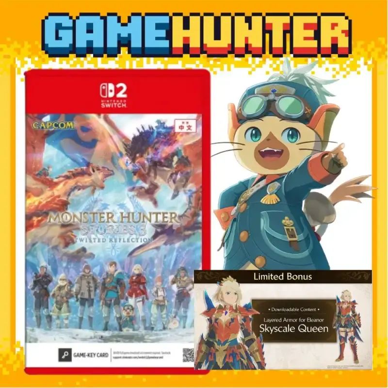 Jual Nintendo Switch 2 Monster Hunter Stories 3 Twisted Reflection