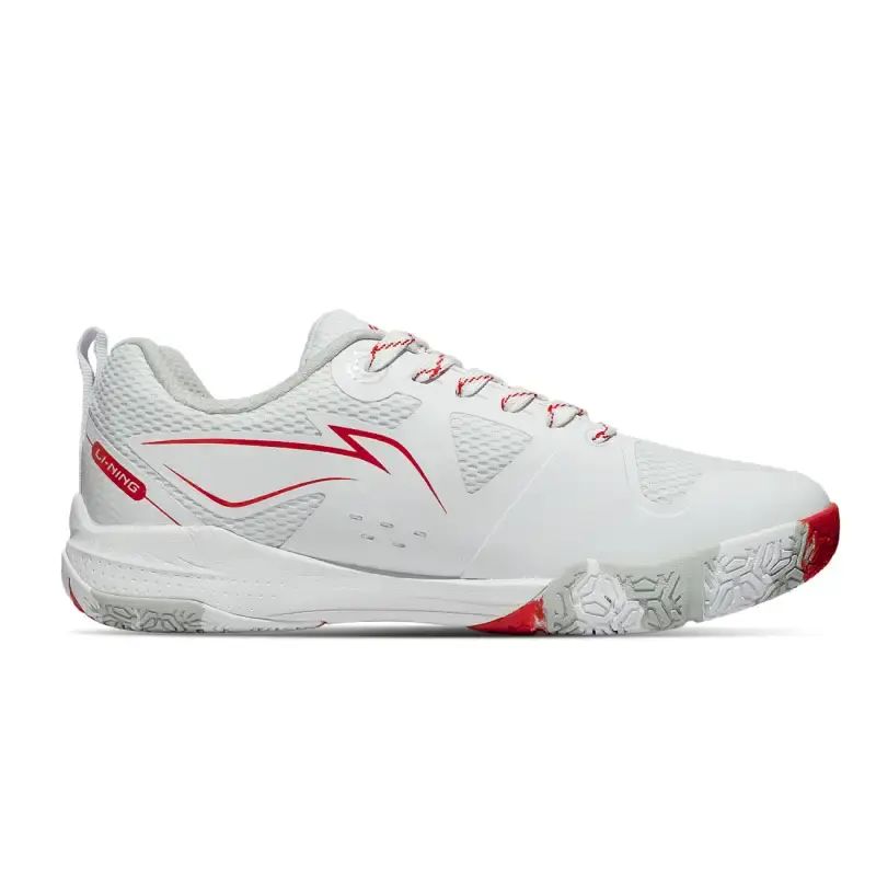 Promo New Lining Badminton Shoes Hypersonic Iii Aytv071-4 White/red ...