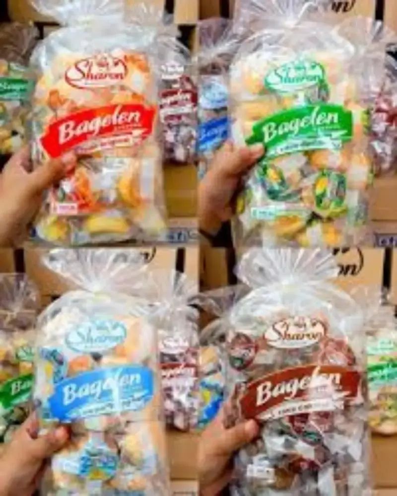 Jual [ Isi 32 / 30 @10g ] Bagelen Sharon Roti Kering Snack Cemilan Enak ...