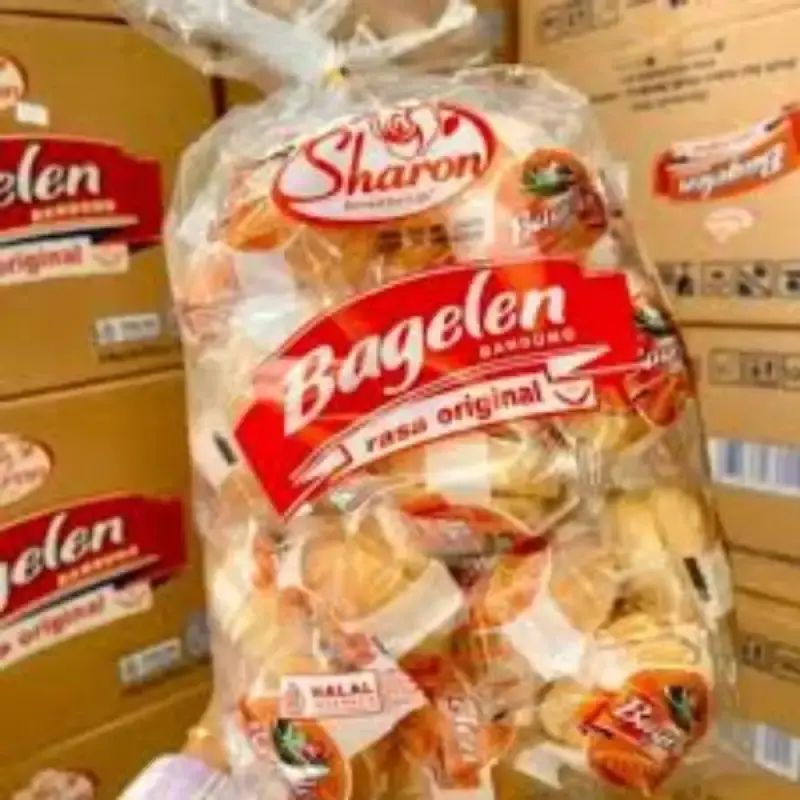 Jual [ Isi 32 / 30 @10g ] Bagelen Sharon Roti Kering Snack Cemilan Enak ...