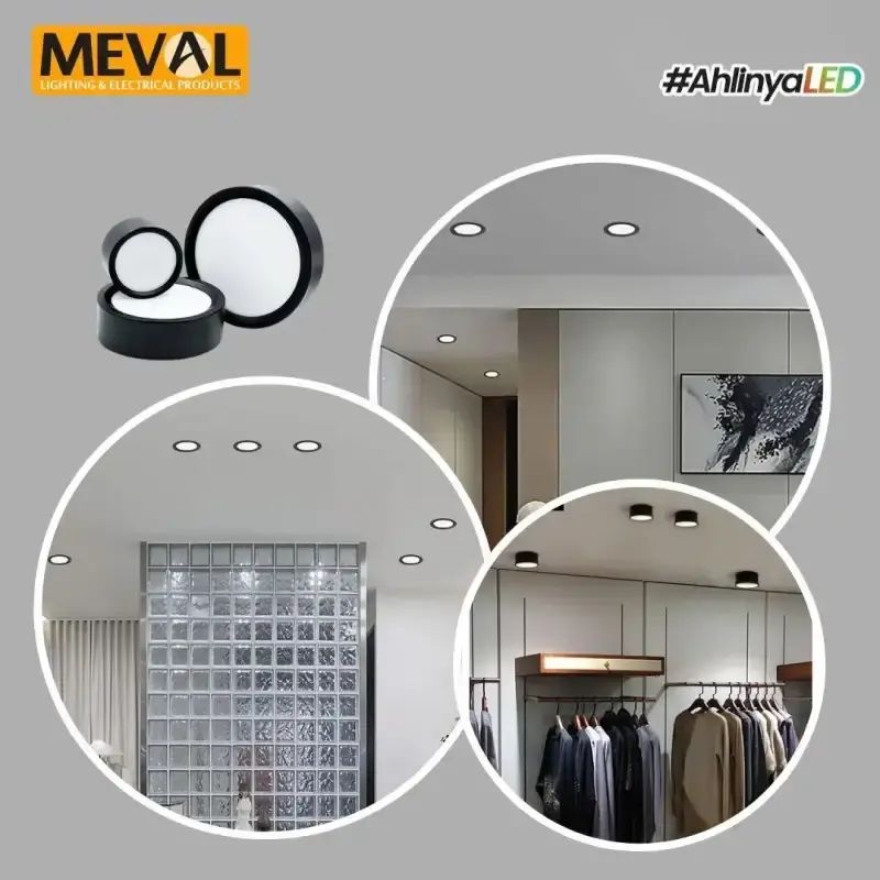 Promo Meval Lampu Led Downlight Eco Model Inbow Dan Outbow - Black ...