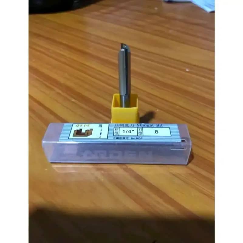 Jual Mata Profil / Mata Router Arden 1/4 X 8mm Straight Bit Di Seller ...