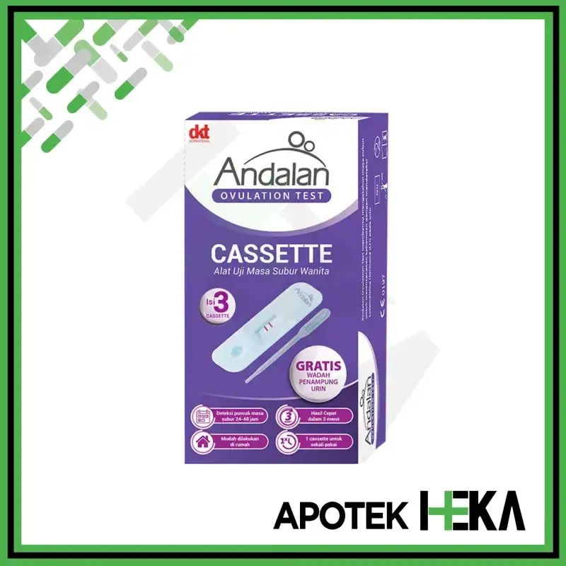 Jual Andalan Ovulation Test Box Isi 3 Pcs - Alat Tes Ovulasi Kesuburan ...
