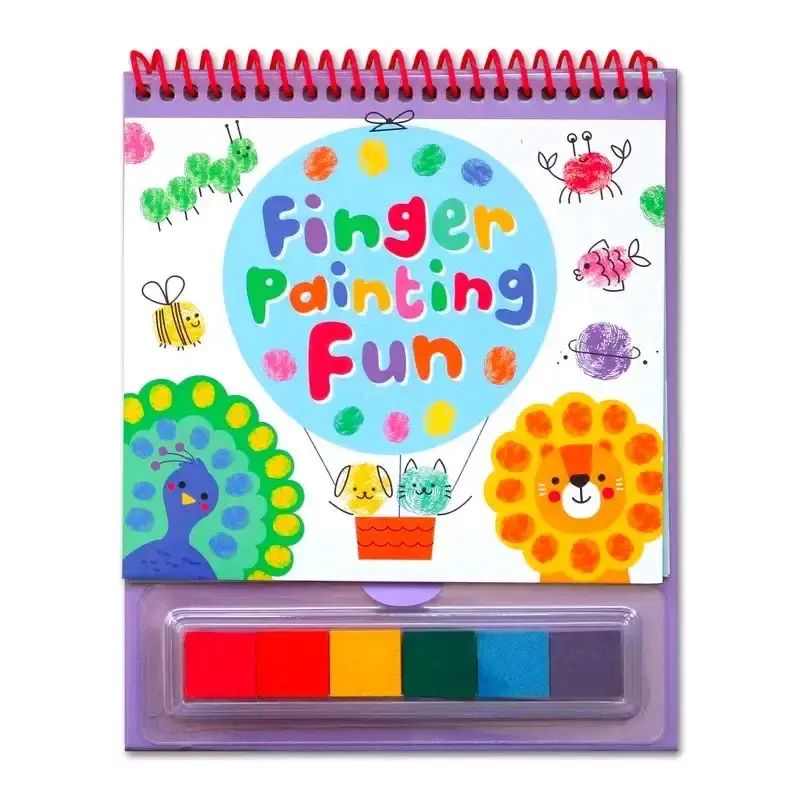 Jual Finger Painting Fun With 6 Colourful Ink Pads Di Seller Read Play ...