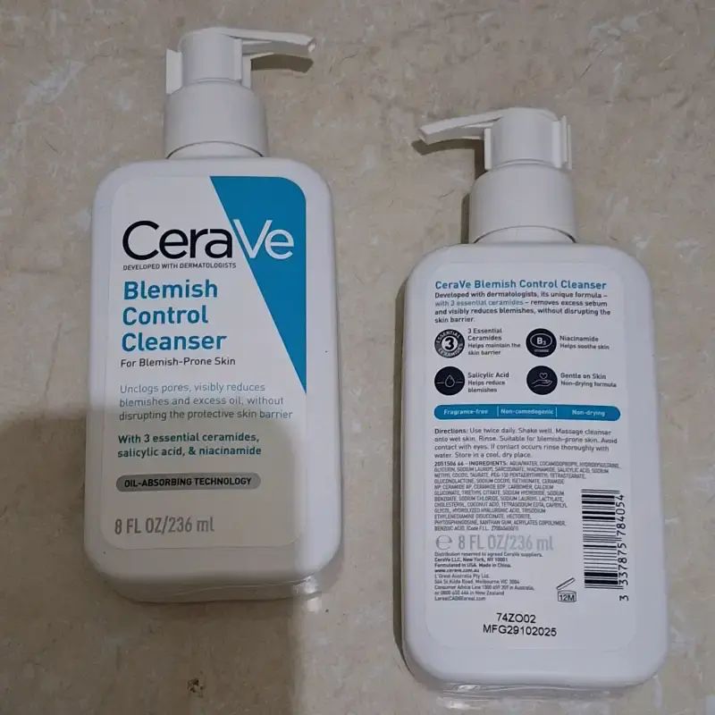 Jual Cerave Blemish Control Cleanser Acne Prone Skin 8 Fl Oz/ 236ml 236 ...