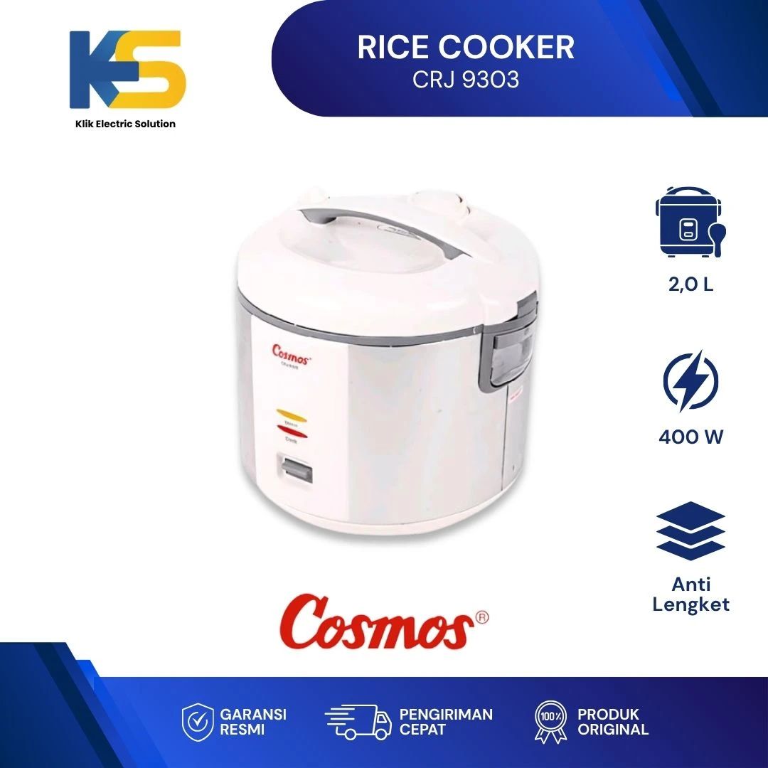 Jual K.e.s - Rice Cooker Cosmos Crj 9303 Stainless Steel 2 Liter Di ...