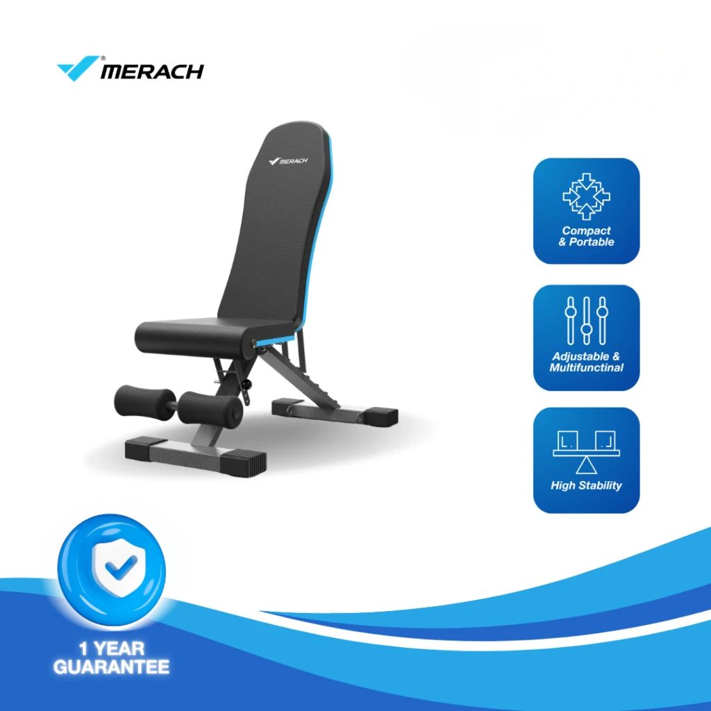 Merach Bench Jual Adjustable Weight Bench 🔥 Original & Terlengkap 2026