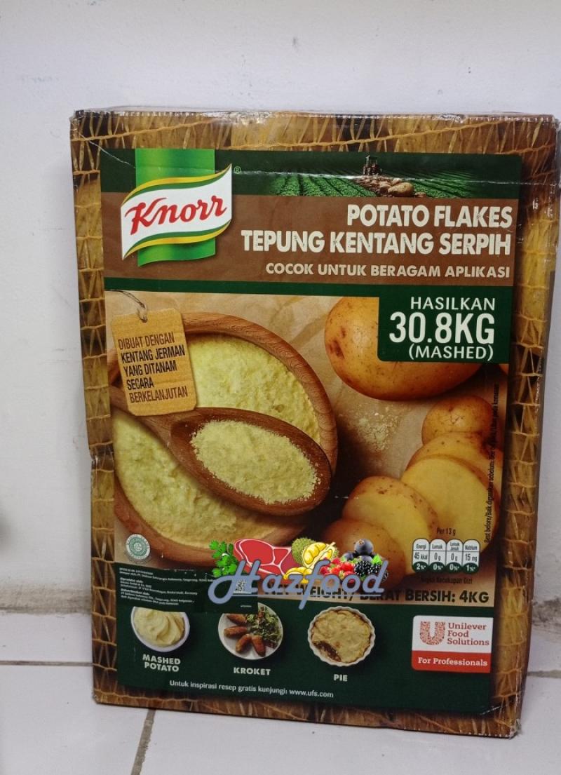 Jual Knorr Potato Flake 4 Kg Mashed Potato Knorr Kentang Kering Serpih Di Seller Hazfood Karang Ayu Kota Semarang Blibli