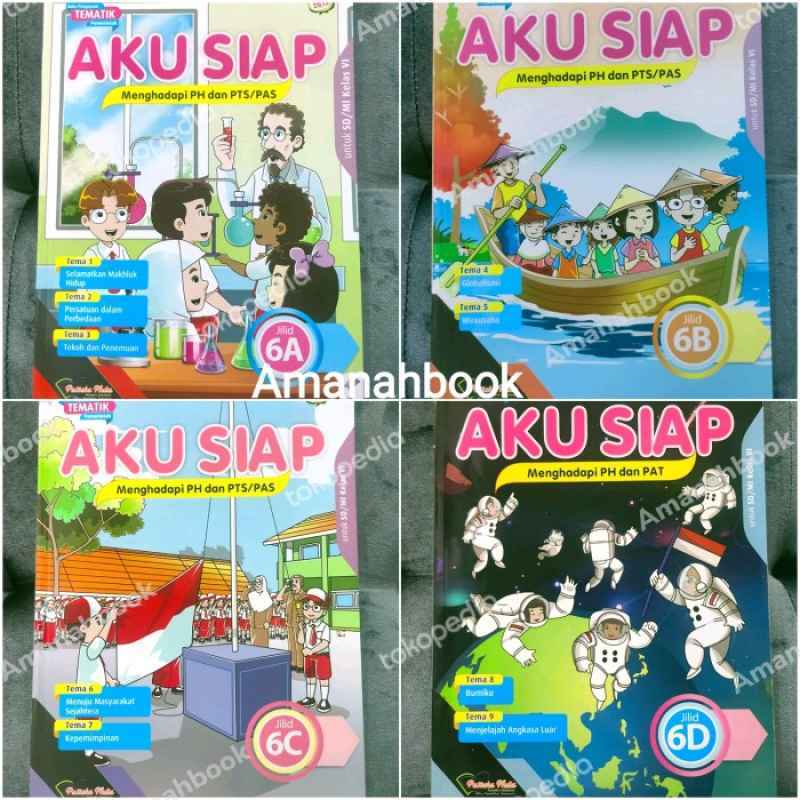 Promo Buku Aku Siap Menghadapi Ujian PH/PTS/PAS Kelas 6 SD Tematik ...