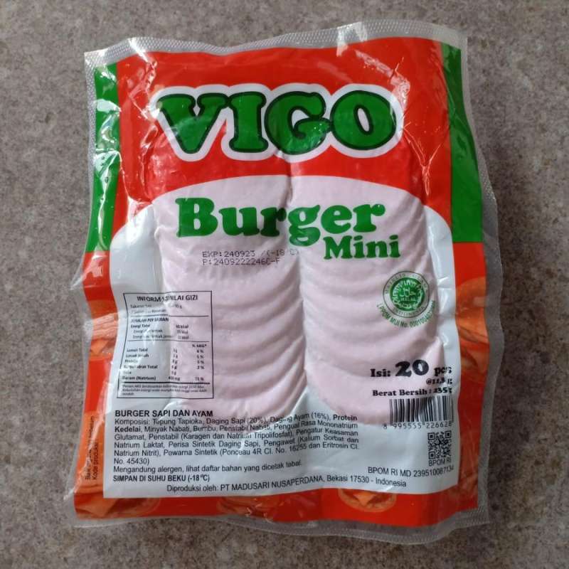 Jual Vigo Beef Burger Mini Isi 20 Pc Di Seller Indahwstore Kutisari, Kota Surabaya Blibli