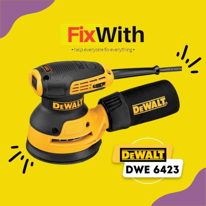 Promo Dewalt Dwe6423 Mesin Amplas Orbital Sander Variable Speed Dwe
