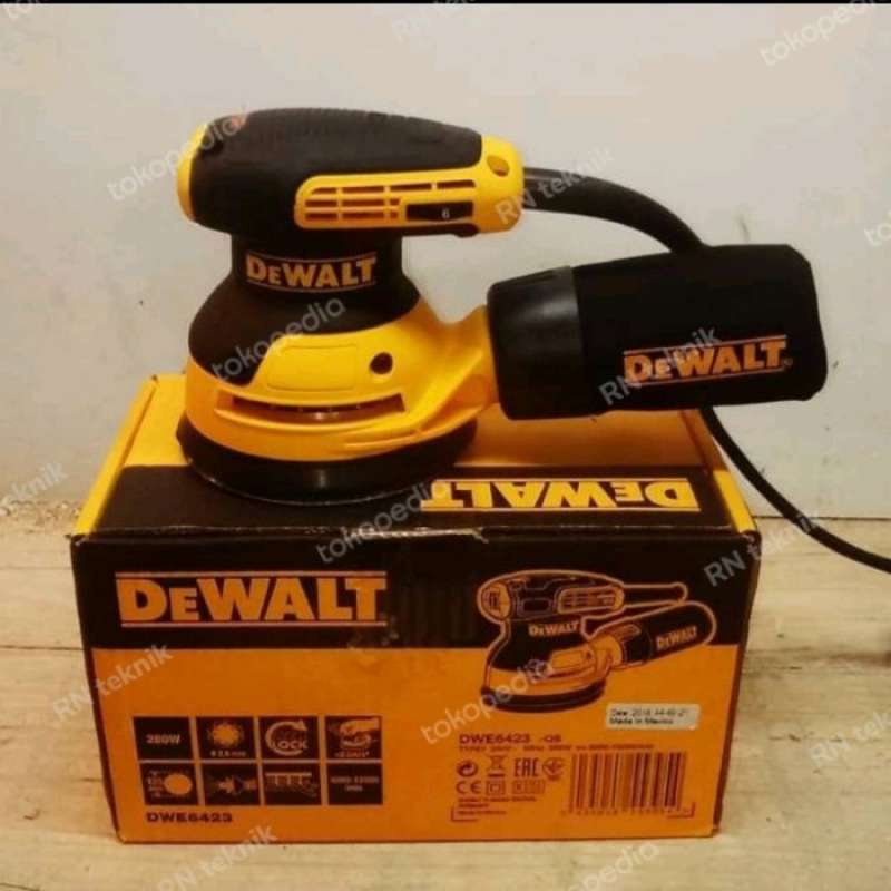 Promo Dewalt DWE6423 DWE 6423 mesin amplas Orbital sender variabel ...