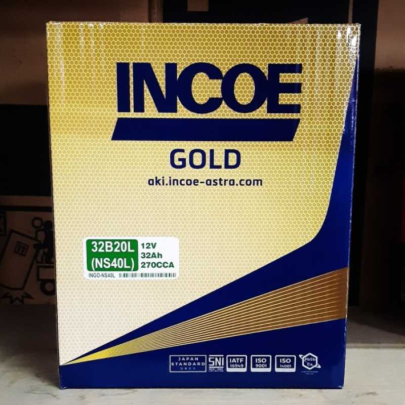 Promo Aki Mobil Daihatsu Sirion, Ayla, Yrv Ns40L Ns40Zl Incoe Gold Aki