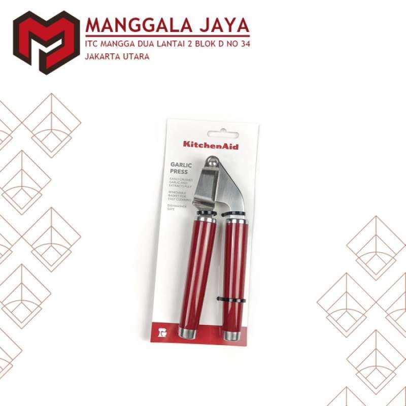 Promo KitchenAid Classic Garlic Press Red KE132OHERA Diskon 23 di