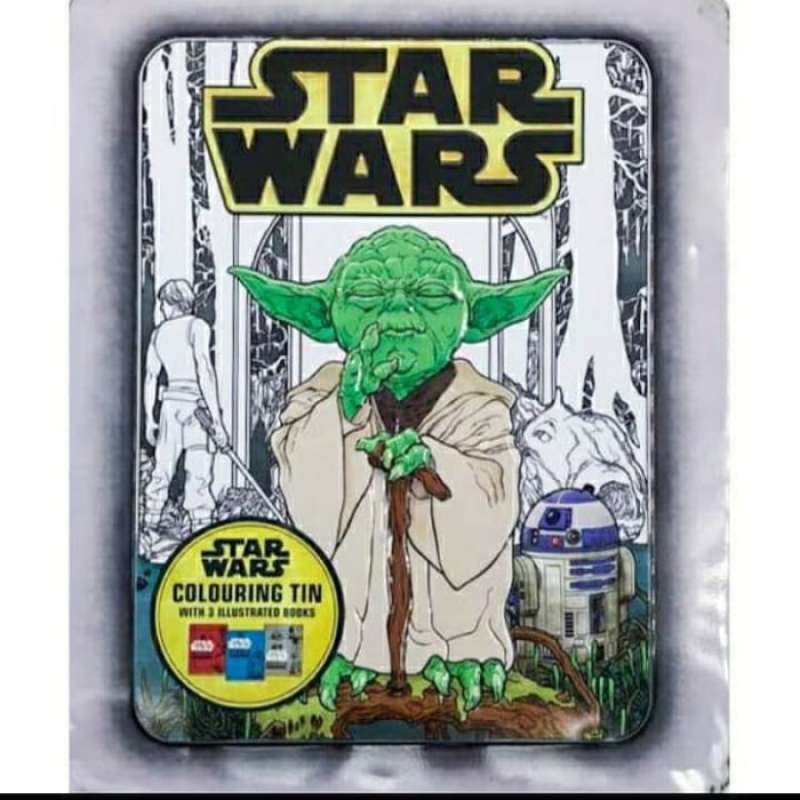 Jual buku mewarnai anak star wars colouring tint / colouring tint star
