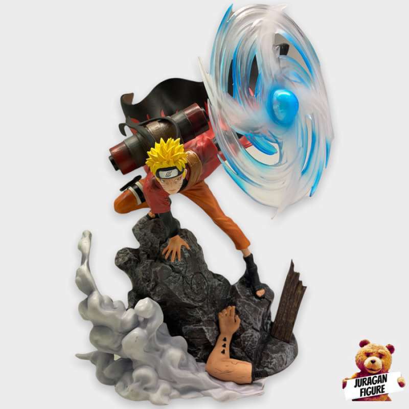 Promo Statue Figure Naruto Sage Mode Rasengan Shuriken Up Art Studio
