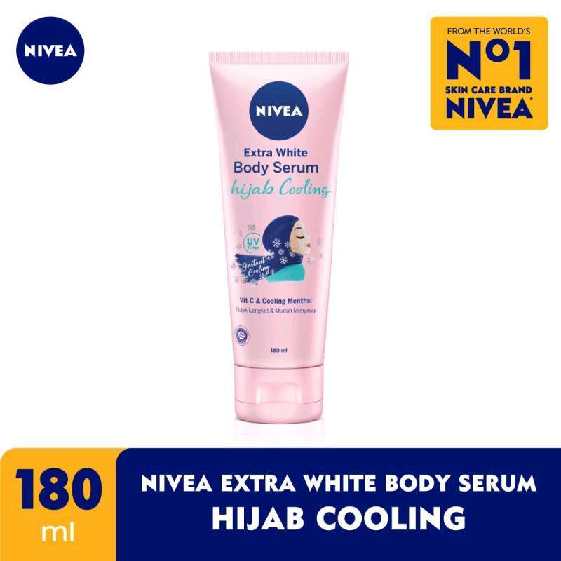 Jual Nivea Extra White Body Serum Hijab Cooling 180ml di Seller New