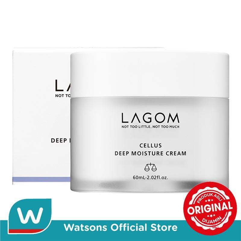 Promo LAGOM Cellus Deep Moisture Cream Colorless 60 ml Diskon 25 di