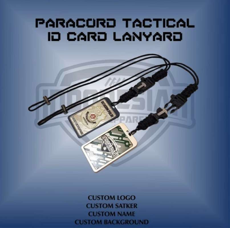 Jual Paracord Tactical Id Card Lanyard Di Seller Mahanani Store 4