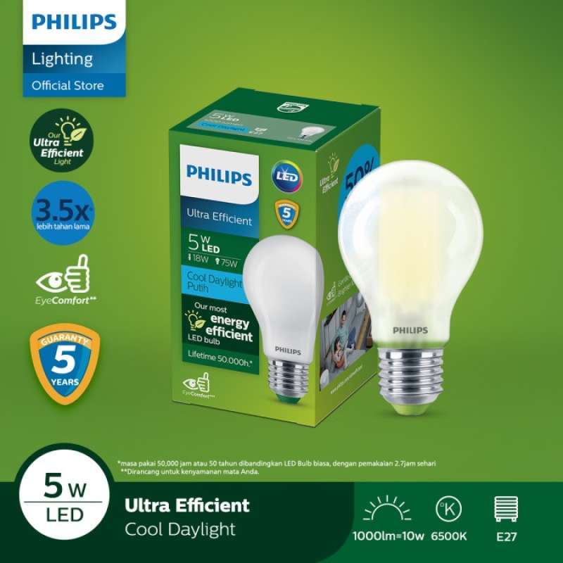promo-philips-led-bulb-ultra-efficient-5w-e27-6500-cool-daylight
