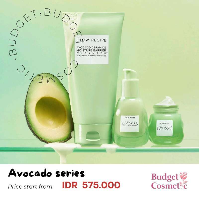 Jual serum GLOW RECIPE AVOCADO RETINOL MELT RECOVERY SERUM EYE CREAM di