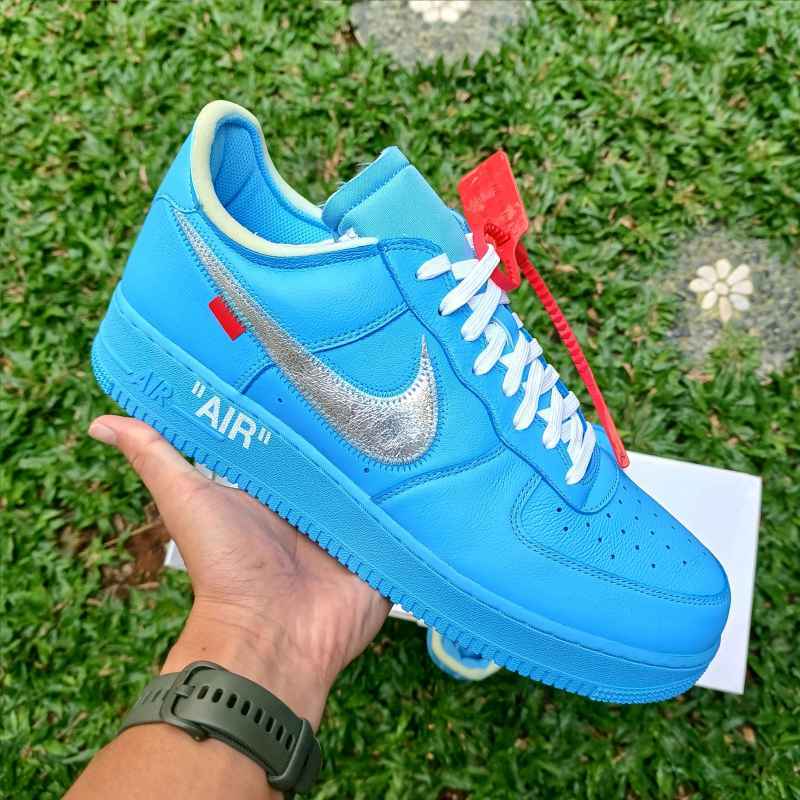 university blue off white af1