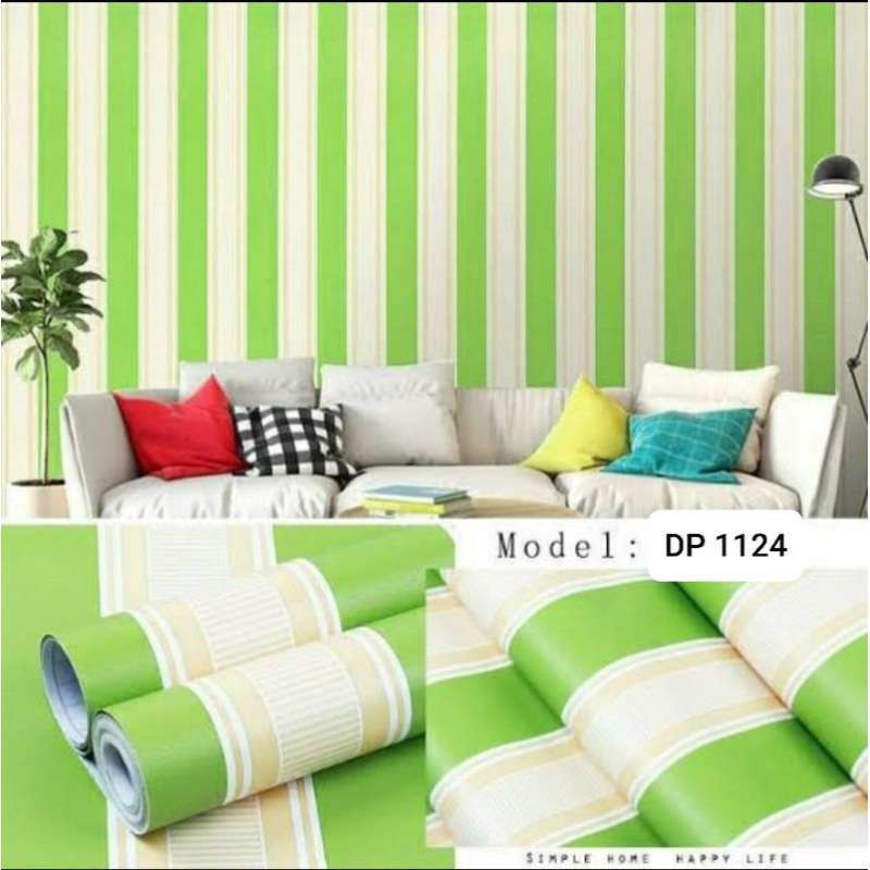 Jual Wallpaper sticker dinding murah ± 9m x 45cm tidak sampai 10m
