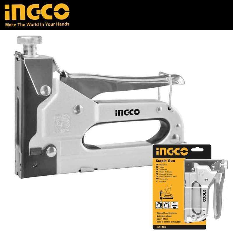 Jual INGCO Staple Gun Hekter Tembak Staples Hekter Heavy Duty di Seller