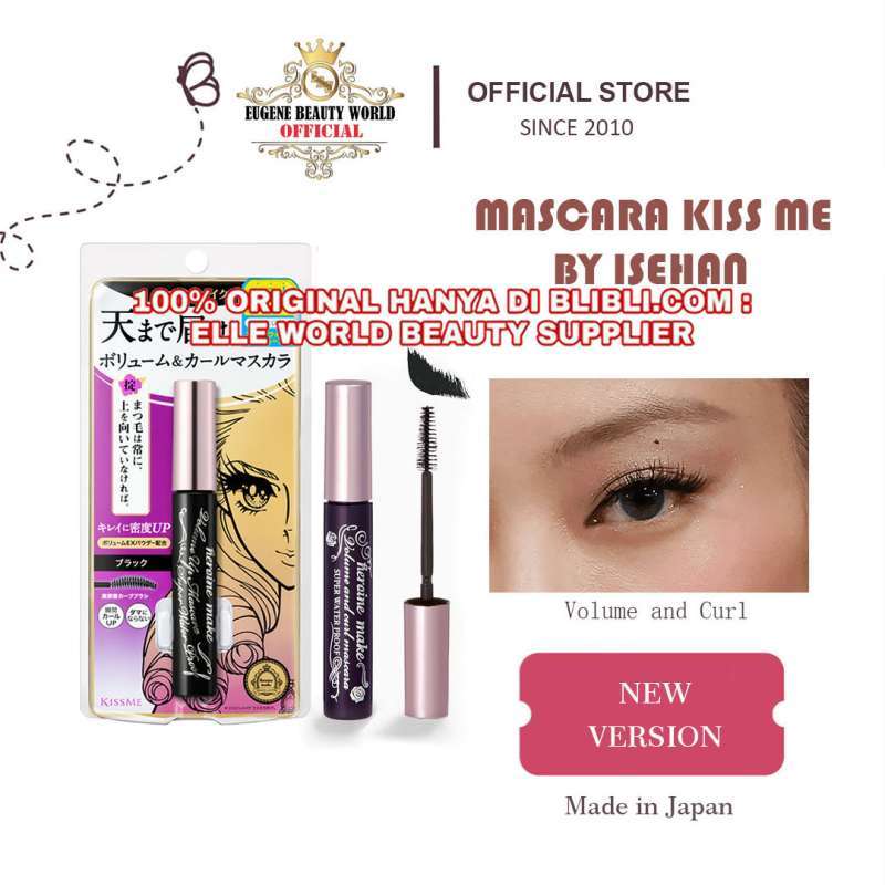 Jual New Pack Kiss Me Heroine Mascara By Isehan Make Volume And Curl
