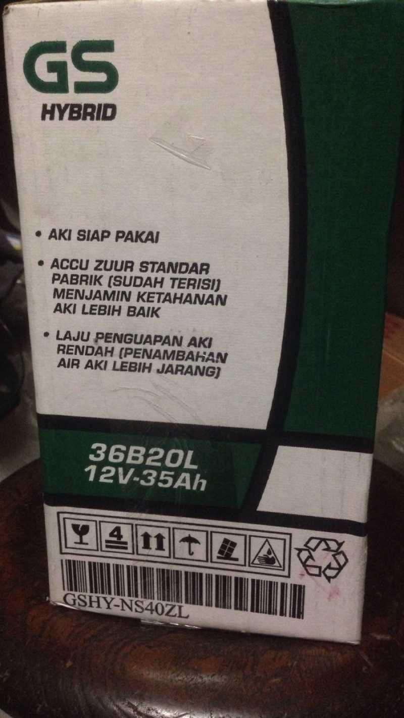 Promo Gs hybrid ns40zl aki mobil jazz ertiga ayla cayla picanto