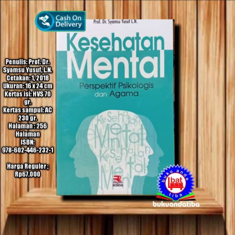 Promo Buku Original Kesehatan Mental Perspektif Psikologi Dan Agama