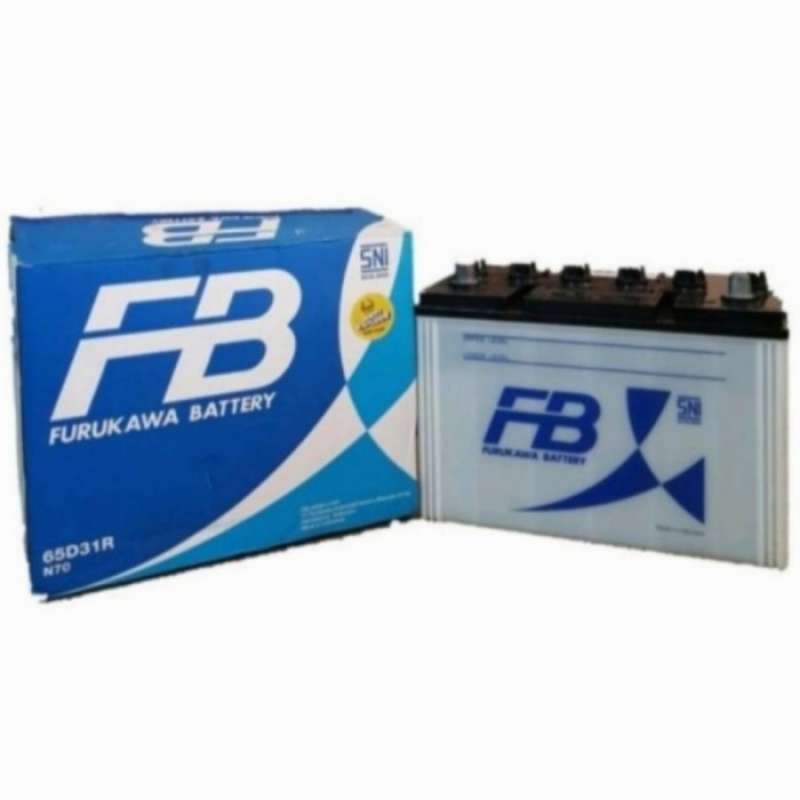 Promo aki N70 fb 65D31rfurukawa 70 amper basah Diskon 23% di Seller