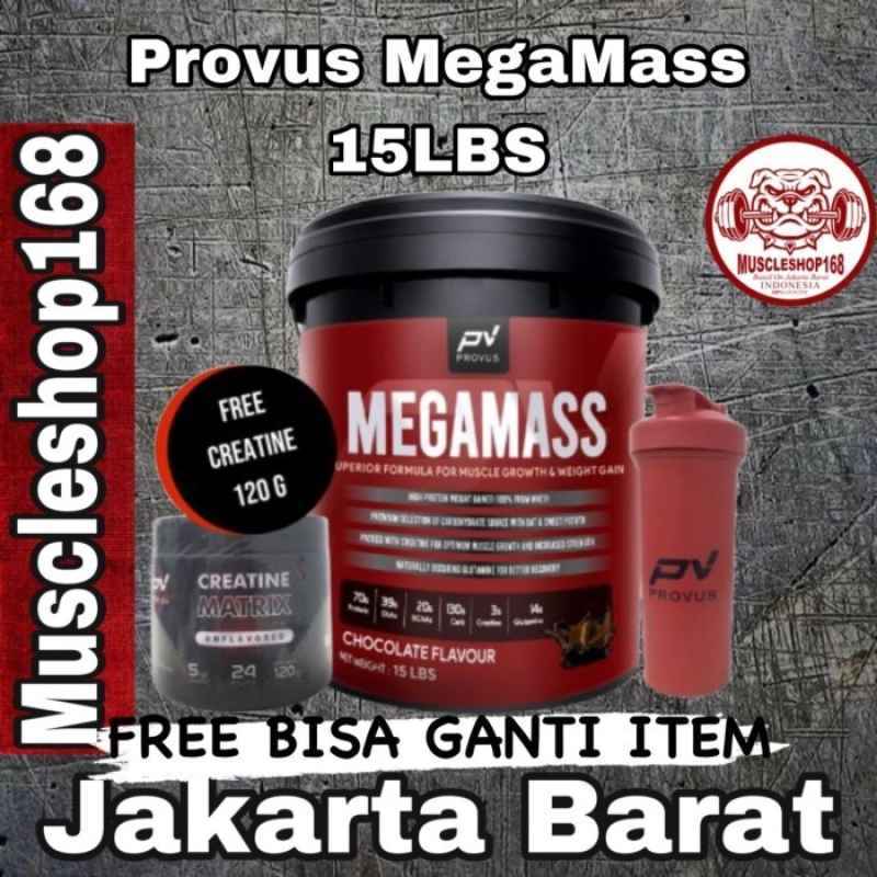 Promo Provus Mega Mass 15 lbs Weigh Mass Gainer Diskon 33 di Seller