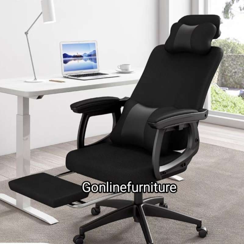 Promo Kursi Kantor Office Chair Bangku Kerja Kursi Gaming Dengan