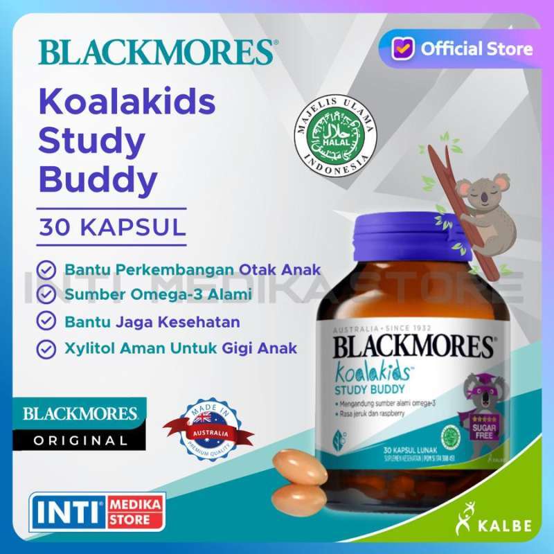 Jual BLACKMORES Suplemen KOALA KIDS STUDY BUDDY Omega 3 Kesehatan