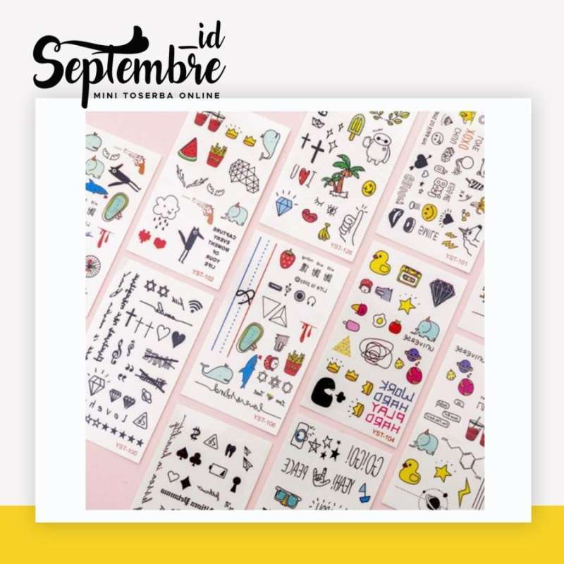 Jual Temporary Tattoo Sticker Harga Termurah Dan Terlengkap 2024 Blibli