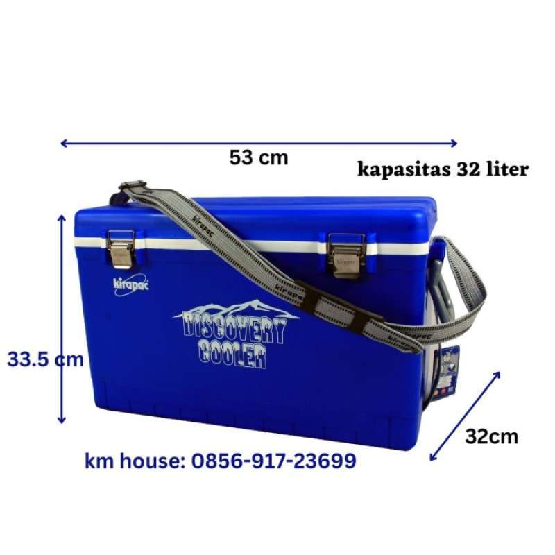 Promo Tempat Es Box, Cooler Box 32Liter Stainless Steel Merek Kirapac