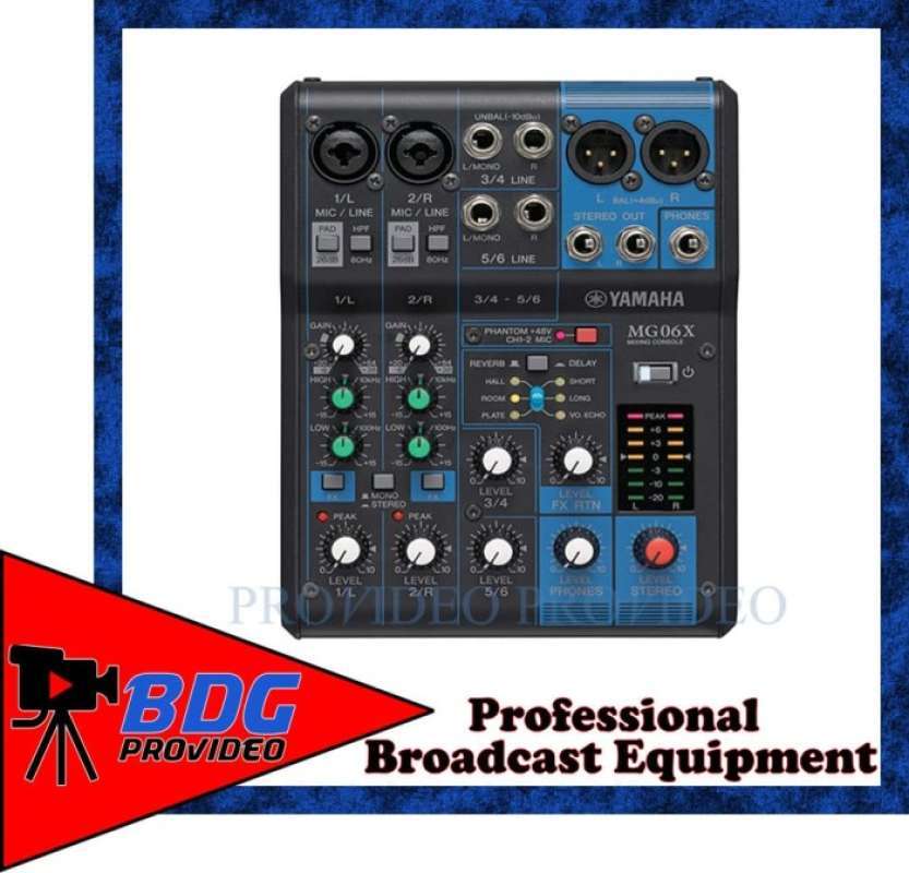 Promo Yamaha Mg06X 6 Channel Mixer - Multicolor Diskon 23% di Seller ...