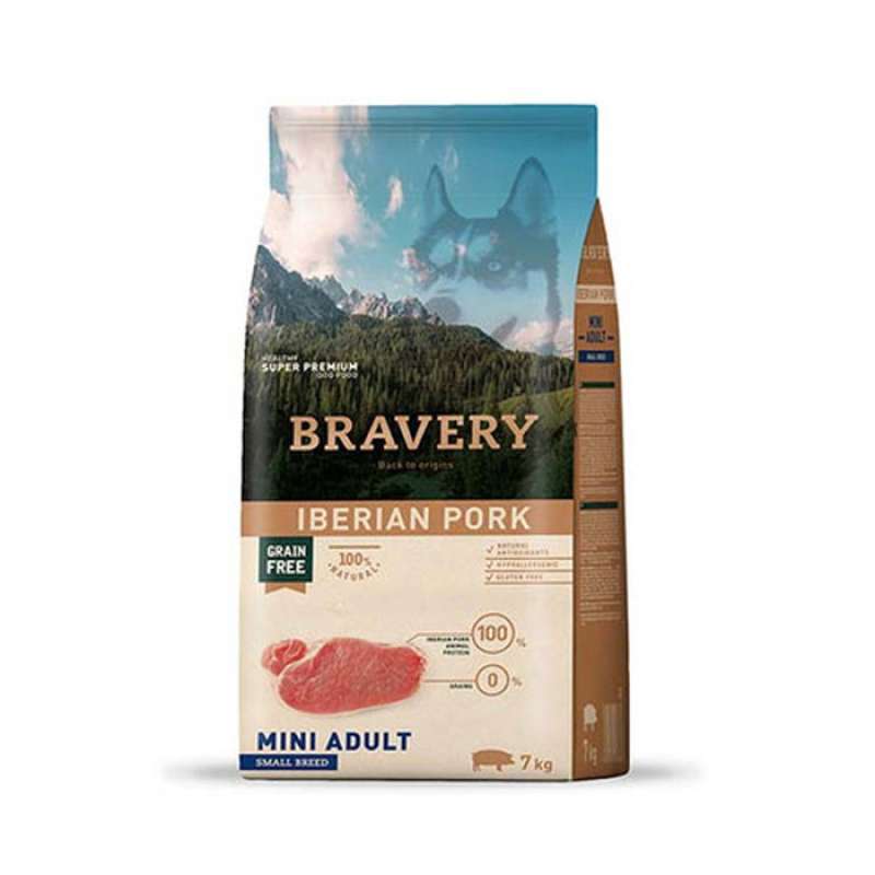 Promo BRAVERY GrainFree Lamb Small Breed Mini Adult Dry Dog Food 7kg