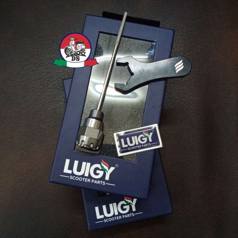 Promo Oil Dipstick Luigy Grey Vespa 3V Iget Sprint Primavera GTS S LX