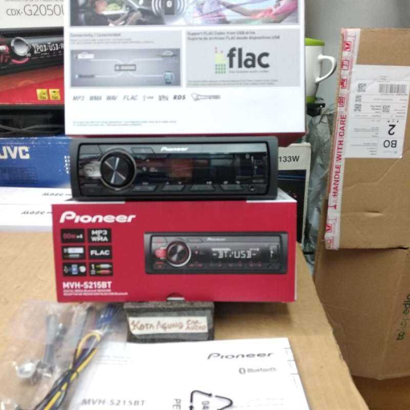 Promo Head Unit Pioneer Single Din Mvh-S215Bt / Mvh S215Bt Diskon 6% di ...