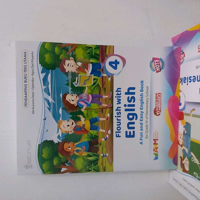 Jual Buku Flourish With English Kelas 4 Sd Kurikulum Merdeka Platinum