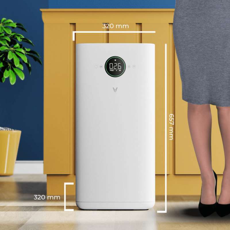 Jual VIOMI AIR PURIFIER LED UV 60M2 Remove GERMS Anti Virus di