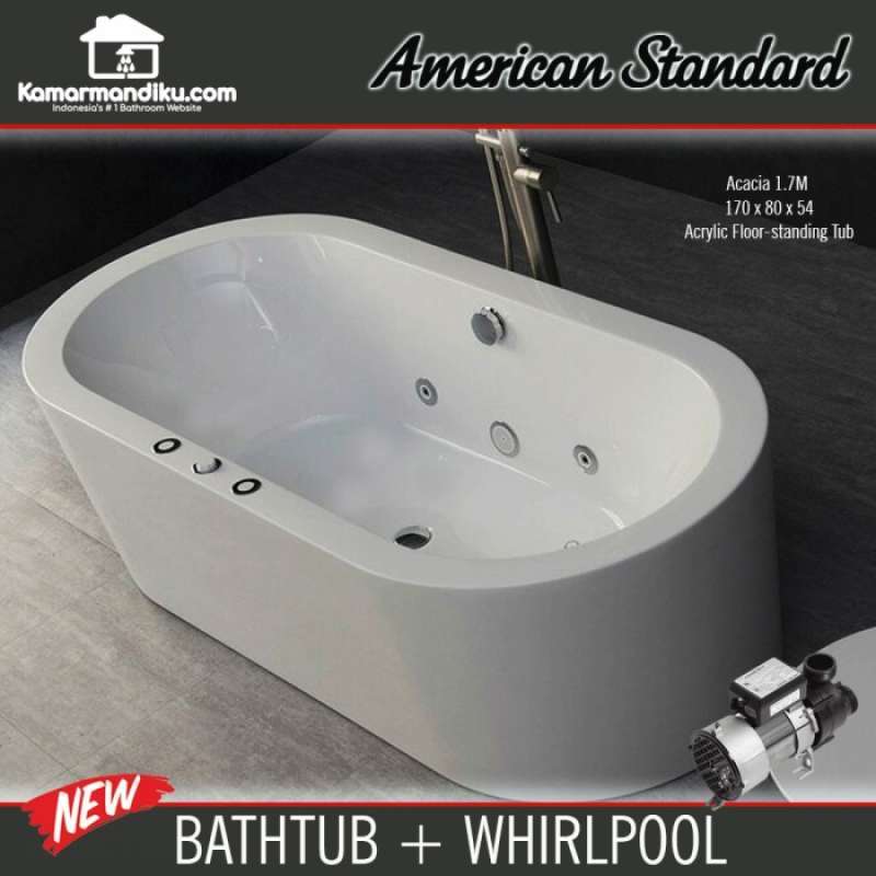 Promo American Standard Bathtub Spa Acacia 1.7 M + whirlpool set jacuzzi Diskon 33 di Seller PT