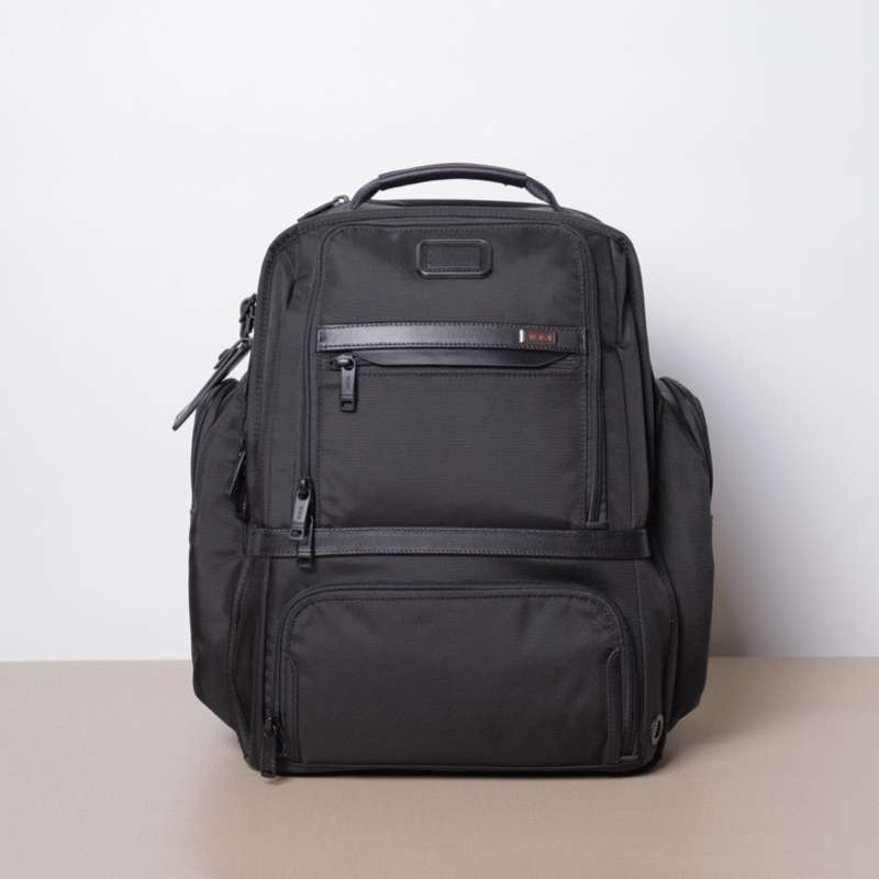 Jual TUMI Alpha 3 Travel Packing Backpack in Black Ballistic Nylon di