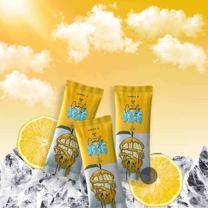 Jual Candyman Candy Ice Lemon 3mg 60ml Freebase Fruity Candy Man di